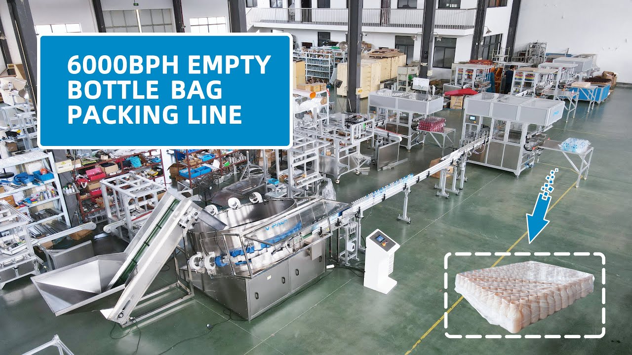6000BPH Empty Bottle Bag Packing Machine