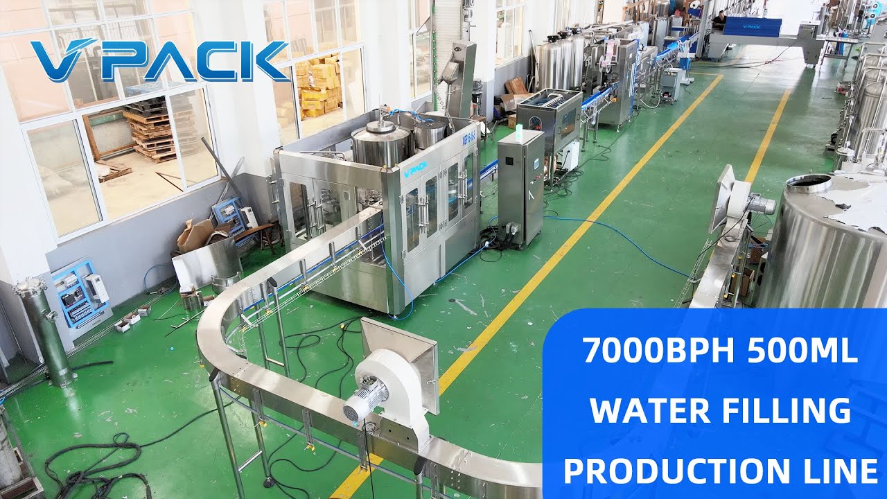 7000BPH 500ml Drinking Water Filling Line