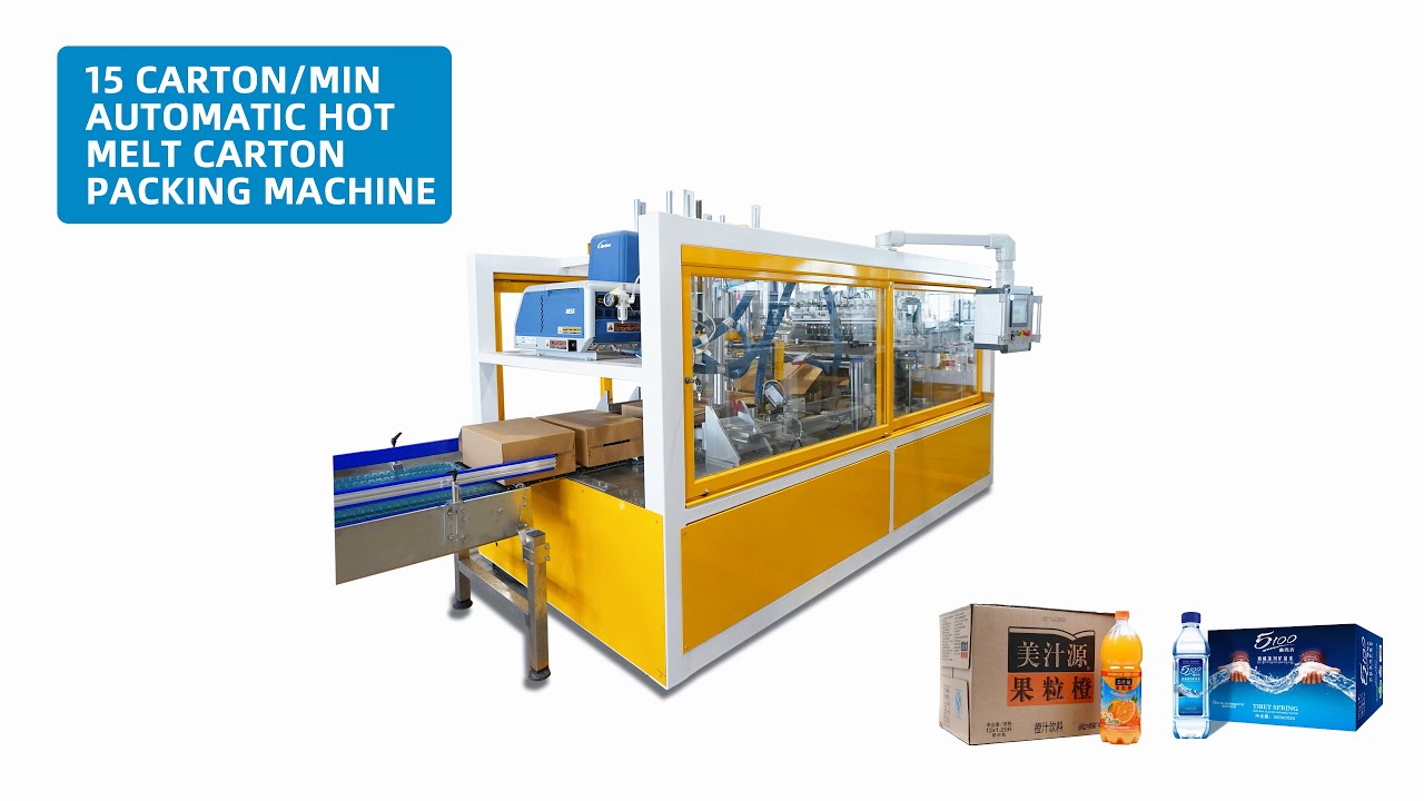 Automatic Hot Melt Carton Packing Machine