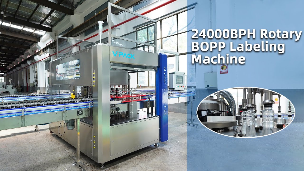 24000BPH BOPP Hot Melt Bottle Labeling Machine