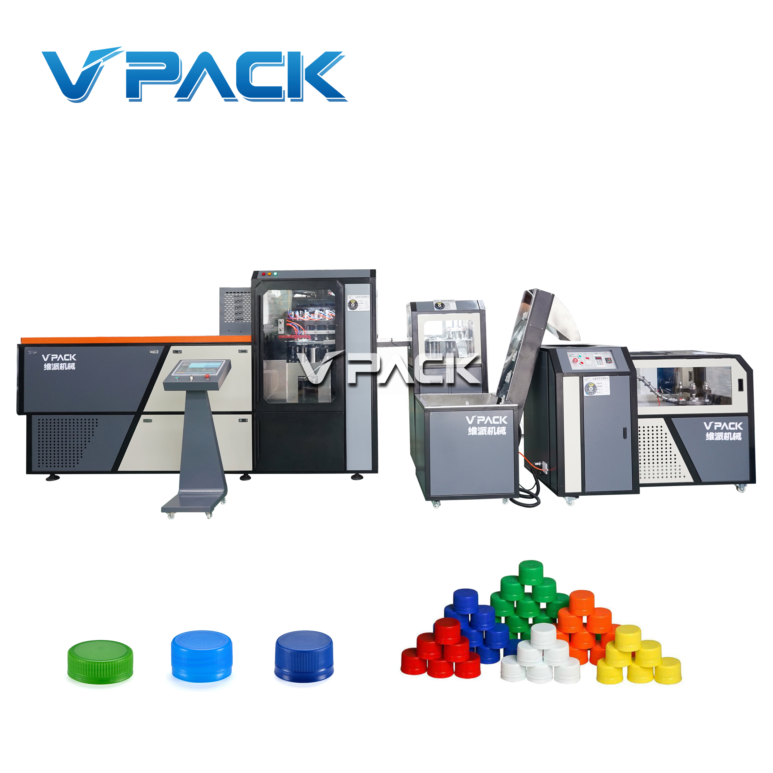 Cap compression machine