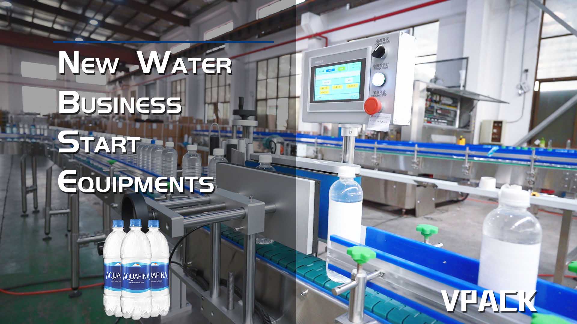 New Start Equipment,4000BPH 500ML Water Filling Line