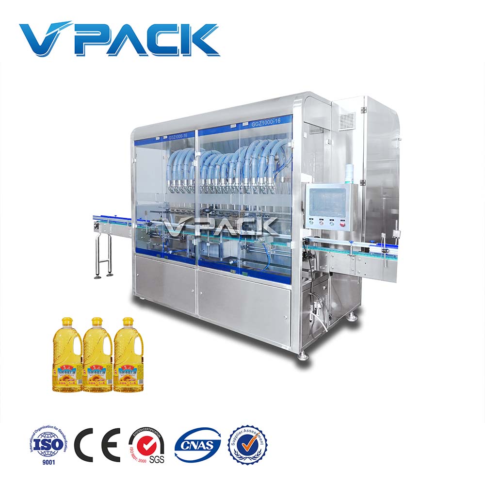 PLC Controlled Piston Oil Filling Machine