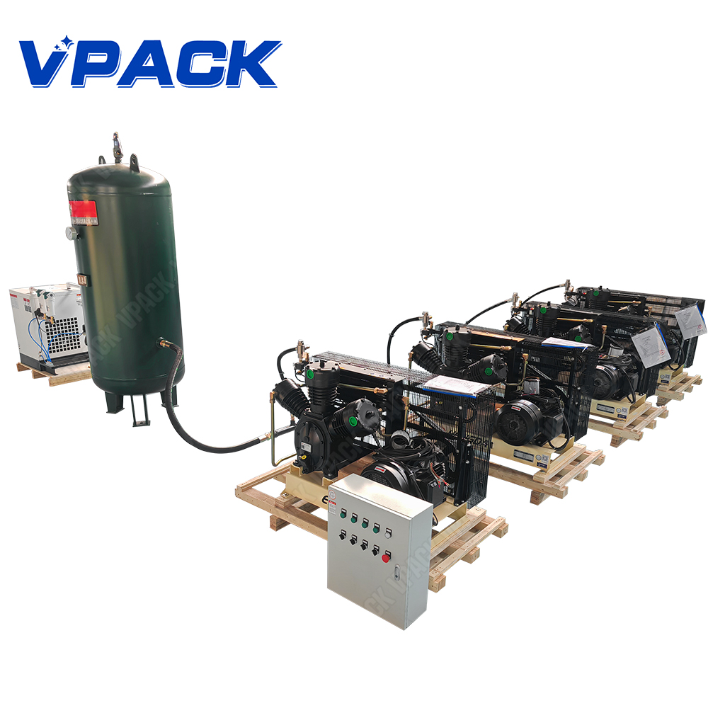 Air compressorFor use with PET blow molding machines